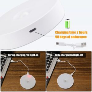 Chillyfit Motion Sensor Light for Home (Pack of 2) with USB Charging Wireless Self Adhesive LED Body Induction Lamp Sensor Light for Wardrobe Lights with Sensor Night Light for Cupboard Stairs - Image 5