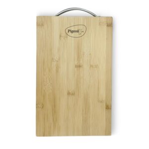 Pigeon by Stovekraft Small Natural Bamboo Wood Chopping Cutting Board for Kitchen Vegetables, Fruits & Cheese, BPA Free, Eco-Friendly, Anti-Microbial (30 x 20cm| Brown - Image 2