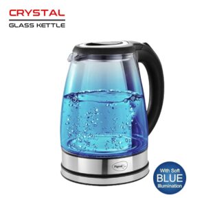 Pigeon by Stovekraft Crystal Glass Electric Kettle 1.8 litre with LED Illumination, Heat Resistant Pyrex 1500 Watt - Image 3