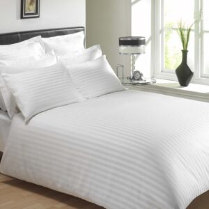 Trance Home Linen Microfibre King Size Duvet, 100 X 108 Inch And Duvet Cover, 102 X 110 Inch (White, 1 Duvet + 1 Duvet Cover), 200 tc - Image 2