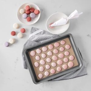 Zollyss 2Pcs Silicone Baking Mats Non-Stick Macaroon Baking Mat, Heat-Resistant Cooking Bakeware Mat for Making Macarons, Pastry, Pizza, Bread - Image 6