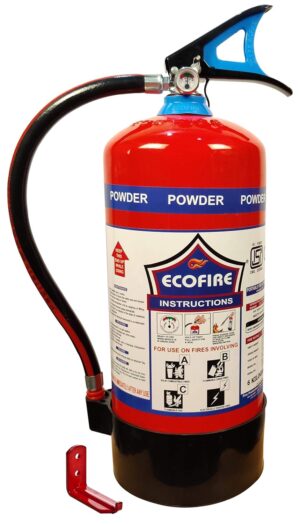 Eco Fire Abc Powder Type 6 Kg Fire Extinguisher (Red and Black) - Image 2