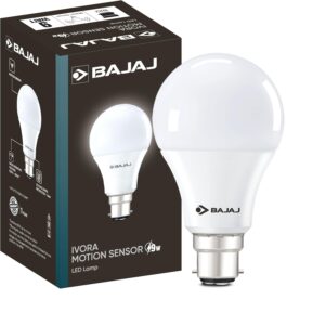 Bajaj Ivora Motion Sensor LED Lamp 9W CDL B22 | 5 Star Rated | Energy Efficient & Motion Sensor Operation | Wide Operating Voltage | 1 Year - Warranty (Pack Of 1, White) - Image 2