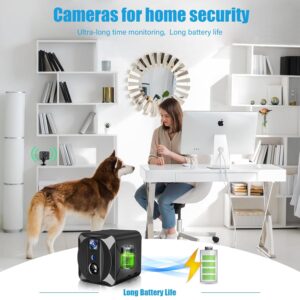 YHRBTPO 2024 Upgraded Mini Spy Camera Hidden Camera,4K WiFi Wireless Camera, 100 Days Standby Battery Life,AI Motion Detection Alerts,Nanny Cam Security Cam for Indoor,Home,Baby,Pets - Image 7