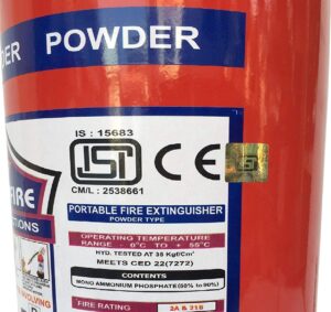 Eco Fire Abc Powder Type 6 Kg Fire Extinguisher (Red and Black) - Image 10