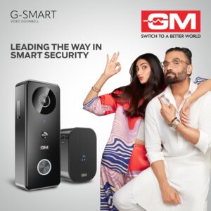 GM G-Smart Video Doorbell I Video Door Phone I Home Security Camera & Door Bell I Smart WiFi I Full HD Video 1080P I AI Human Detection 1Y Warranty - Image 3