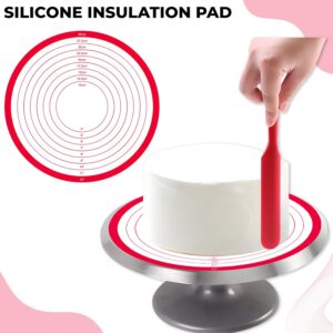 Kraptick Silicone Pie Crust Rolling Mat Oven Liner with Measurement, Cake Baking Silicone Sheet,Pizza Baking Silicone Sheet, Silicone Dough Kneading Mat, Non-Stick Reusable Cake Pan Mat (DMFP587) - Image 3