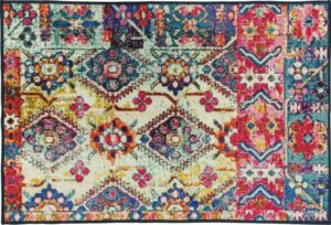 Status Contract 5 X 7 Feet Multi Printed Vintage Persian Carpet Rug Runner For Bedroom/Living Area/Home With Anti Slip Backing, 55 centimeters - Image 4