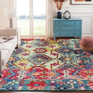 Status Contract 5 X 7 Feet Multi Printed Vintage Persian Carpet Rug Runner For Bedroom/Living Area/Home With Anti Slip Backing, 55 centimeters - Image 3