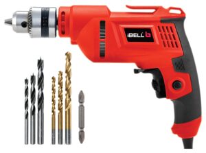 IBELL Electric Drill ED06-91, 400W, Copper Armature, 2800 RPM, Chuck 10 mm Forward/Reverse for Wood & Metal Work with Variable Speed Control - Image 2