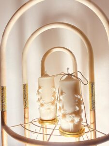 Wax Luxurious Rose Design Scented Candle - Image 5