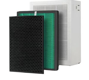 Finehepa Filter compatible with coway air purifier 150 (HEPA + CARBON SET) green - Image 2