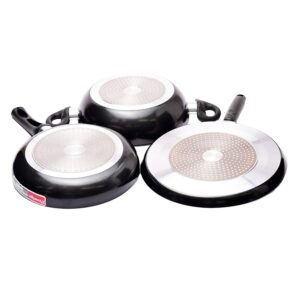 Prestige Granite Induction Base Non Stick Cookware Set, 3 Pieces - Image 4