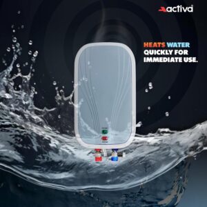 ACTIVA 3 Litre INSTANT 3 KVA (0.8 MM THICK) Special Anti Rust Coated 304L Pure SS Tank Volcano Geyser With 5 years warranty,Wall - Image 5