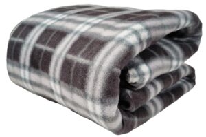 SwadeshiZon Winter Soft Single Bed Warm Woolen Blend Fleece Blanket Cover | Quilt Cover | Razai Cover with Zipper, Size- 90 x 60 in, Color- Multicolor, Single Bed Size (Single Bed, Black) - Image 5