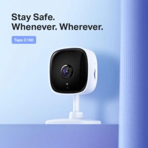 TP-Link Tapo 2MP 1080p Full HD Home Security Wi-Fi Smart Camera| Alexa Enabled| 2-Way Audio| Night Vision| Motion Detection| Sound and Light Alarm| Indoor CCTV (Tapo C100) White - Image 5