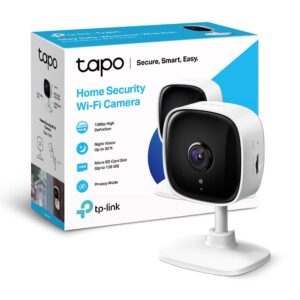 TP-Link Tapo 2MP 1080p Full HD Home Security Wi-Fi Smart Camera| Alexa Enabled| 2-Way Audio| Night Vision| Motion Detection| Sound and Light Alarm| Indoor CCTV (Tapo C100) White - Image 2