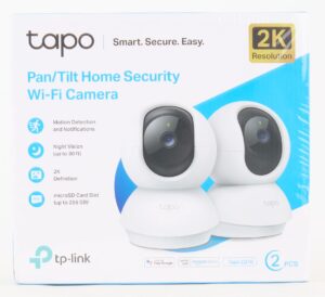 Tapo TP-Link C210P2 360° 3MP 2K 2304 Full HD 1296P Video Pan/Tilt Smart Wi-Fi Security Camera | Alexa Enabled | 2-Way Audio| Night Vision| Motion Detection | Indoor CCTV | Pack of 2,White - Image 3