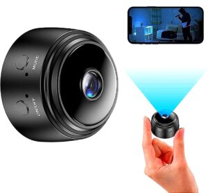 NHS WiFi Spy Camera Hidden for Home Outdoor High HD Focus Spy Magnet Mini Live Stream Night Vision IP Wireless 1080P Audio Video Hidden Indoor Nanny Camera for Home Offices Security Multicolor - Image 2