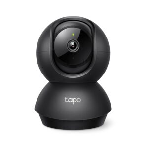 Tapo C201 360° 2MP 1080p Full HD Pan/Tilt Home Security Wi-Fi Smart Camera| Alexa Enabled| 2-Way Audio| Night Vision| Motion Detection| Sound and Light Alarm| Indoor CCTV Black - Image 2