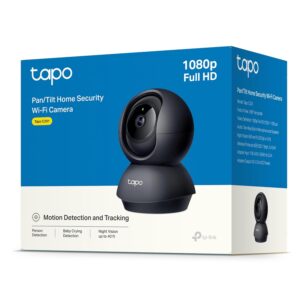 Tapo C201 360° 2MP 1080p Full HD Pan/Tilt Home Security Wi-Fi Smart Camera| Alexa Enabled| 2-Way Audio| Night Vision| Motion Detection| Sound and Light Alarm| Indoor CCTV Black - Image 9