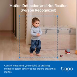 Tapo C201 360° 2MP 1080p Full HD Pan/Tilt Home Security Wi-Fi Smart Camera| Alexa Enabled| 2-Way Audio| Night Vision| Motion Detection| Sound and Light Alarm| Indoor CCTV Black - Image 7