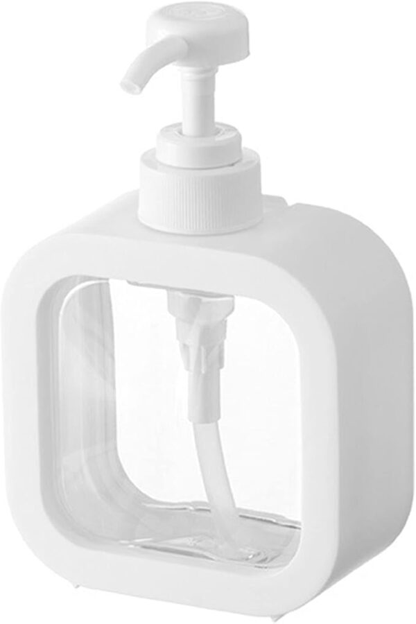 Leawall 300ml Hand Wash Dispenser - Liquid Soap, Dish Soap, and Shampoo Pump Dispenser for Kitchen Sink, Bathroom- Refillable Soap Dispenser Bottle for Kitchen, Bathroom, and Household Use - Image 2