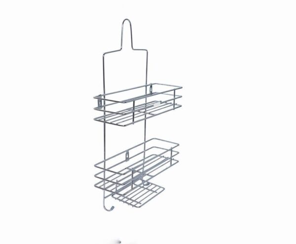 Nirgun Empex Stainless Steel 3 Tier Bathroom Storage Shelf Hanging Rack Shower Caddy Holder Organizer Metal Chrome Plated Storage for Shampoo Conditioner... - Image 4