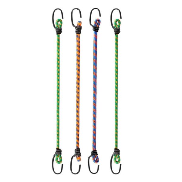 COPY LINE 15 FT Cloths Drying Ropes | Multi Colour | Bungee Cord | Ropes with HOOKES,Pack 2 - Image 2