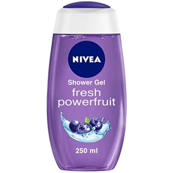 NIVEA Fresh Power Fruit 250ml Body Wash| Shower Gel with Real Fruit Extracts| Pure Glycerin for Instant Soft & Summer Fresh Skin|Microplastic Free |Clean, Healthy & Moisturized Skin - Image 2