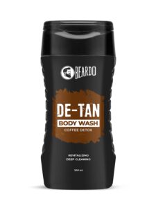Beardo De-Tan Body Wash for Men, 200ml | Tan Removal and Caffeine Body Wash | Detan With Coffee & Aloe Extracts | For Body & Face | Refreshing Fragrance - Image 2