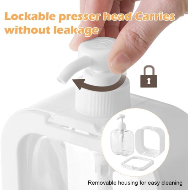 Leawall 300ml Hand Wash Dispenser - Liquid Soap, Dish Soap, and Shampoo Pump Dispenser for Kitchen Sink, Bathroom- Refillable Soap Dispenser Bottle for Kitchen, Bathroom, and Household Use - Image 7