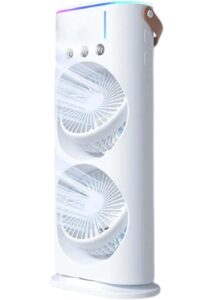 Hespa® Air Cooler for Room Cooling – 3-in-1 Portable Air Conditioner, Personal Arctic Cooler, USB Evaporative Cooling Fan & Humidifier for Home, Office & 3 Wind Speeds - Image 2
