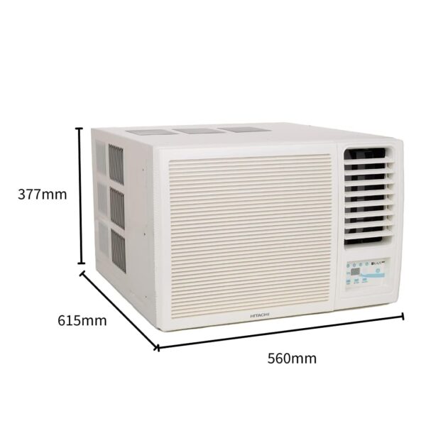 Hitachi 1 Ton 2 Star Window AC (Copper, Dust Filter, 2022 Model, RAW312HEDO, White) (RAW312HEDO) - Image 3