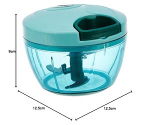 Amazon Brand - Solimo Plastic Compact Vegetable Chopper (350 ml, Green) - Image 6