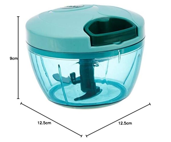 Amazon Brand - Solimo Plastic Compact Vegetable Chopper (350 ml, Green) - Image 6