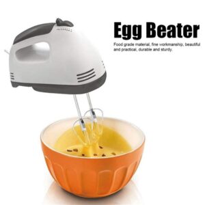 ANTIMOS Electric 300W Hand Mixer,Hand Blender, Egg Beater, Cake Maker, Beater Cream Mix, Food Blender, Hand Mixer, Beater for Kitchen with Stainless Steel Attachments Includes; Beaters, Dough Hooks - Image 3