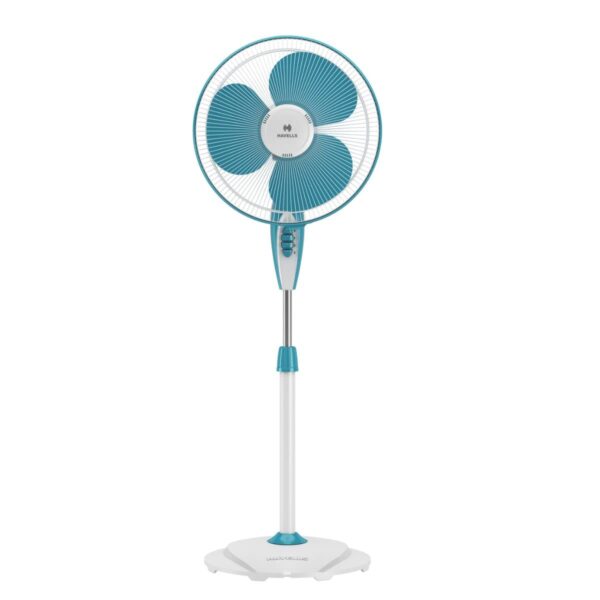 Havells Gatik Neo 400mm Pedestal Fan (Aqua Blue) - Image 2