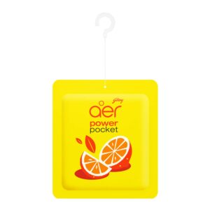 Godrej Aer Power Pocket Tangy Delight (10g) | Air Freshener - Bathroom and Toilet | Lasts 30 days - Image 3