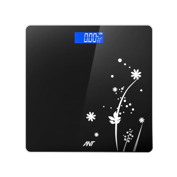 ANT Flora Bud Digital Weighing Scale, Highly Accurate Digital Bathroom Body Scale, Precisely Measures Weight up to 180Kg LCD - Image 2