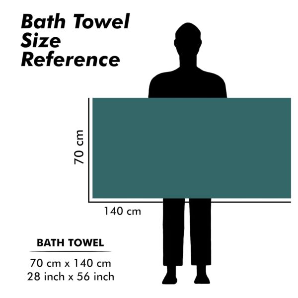 UrbanLeaf Microfiber Large Bath Towel | Quick Dry Super Absorbent - Bath Towel for Men and Women | Green | Towel for Bath, Travel, Gym, Beach, Pool, and Yoga (70 X 140 CMs) - Image 5