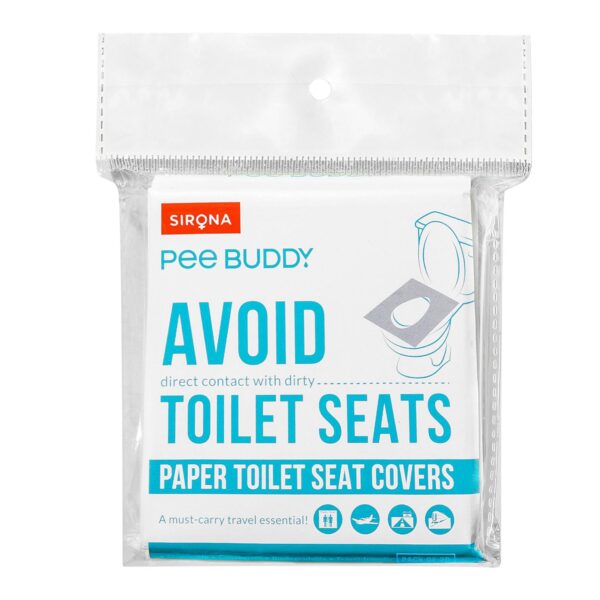 PEE BUDDY Disposable Toilet Seat Covers - 20 Sheets | No Direct Contact with Unhygienic Seats | Easy To Dispose | Nature Friendly | Must Have for Women and Men - Image 2