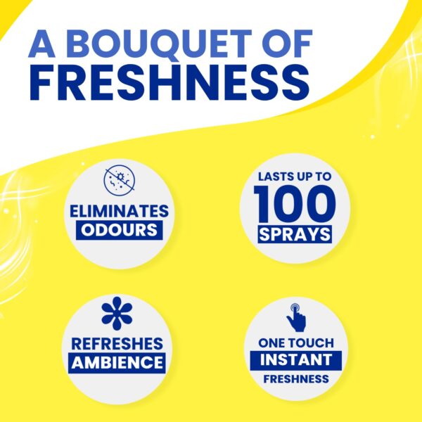 Glade Touch & Fresh Aerosol Air Freshener for Bathroom, Lemon Fresh | Fragrance Dispenser & 12ml Refill | Lasts up to 100 Sprays | Lasting Fragrance with One Touch - Image 4