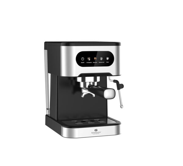 Rossmann Espresso Coffee Maker, 20 Bar Italian Ulka Pump, 1350 Watts Quick Heating, Espresso 1 & 2 Cup, Americano, Cool Espresso, LED Touch Screen,1.5 Liter Detachable Water Tank, Frothing Wand. - Image 2