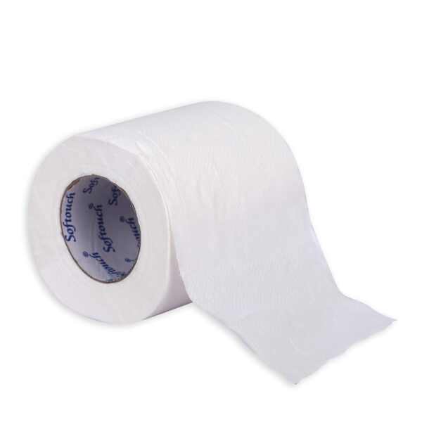 Softouch 3 Ply Premium Toilet Tissue Paper Roll 12 Rolls |Home & Commercial Use - Image 4