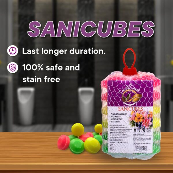 SOULFRESH Sanicubes (Pack of 2) 400g Freshener Balls, urinal cubes for toilet, shoe rack freshener, and bathroom freshener - Image 4