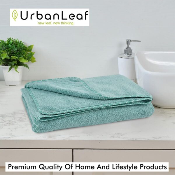 UrbanLeaf Microfiber Large Bath Towel | Quick Dry Super Absorbent - Bath Towel for Men and Women | Green | Towel for Bath, Travel, Gym, Beach, Pool, and Yoga (70 X 140 CMs) - Image 8