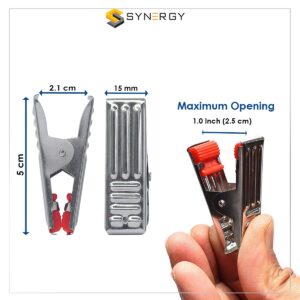 SYNERGY - Heavy Duty Rust Free Stainless Steel Cloth Clips/Cloth Peg/Cloth Drying Pins/Pegs for Hanger/Rods/Ropes/Drying Clothes (18 Clips with Box) (SY-CC1) - Image 5