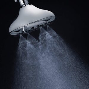ALTON ASP7221 ABS, 6-Function Overhead Shower Without Arm, Chrome Finish, ABS plastic,5 Inch - Image 2