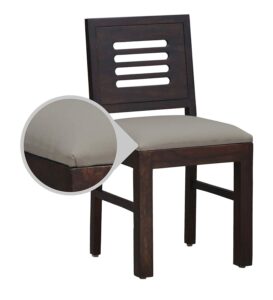Mahimart And Handicrafts Sheesham Wood 4 Seater Dining Table Set With Cushioned Chairs | Stylish Wooden Dining Furniture For Living Room, Hotel, Restaurant, Home and Dining Room (Warm Chestnut Finish) - Image 7